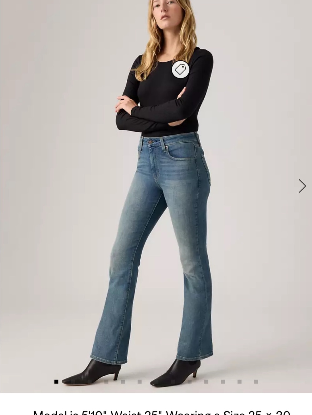 Levi's 725 High Rise Bootcut Jeans